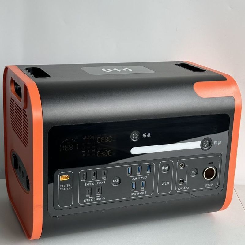 110V 220V zonne-energiecentrale 1000W 2200W voor ononderbroken stroomvoorziening in het buitenleven