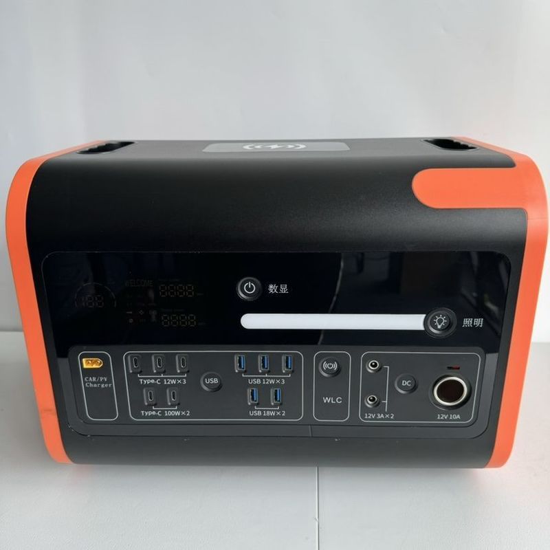 2200W 2048wh draagbare elektriciteitscentrale voor het opladen van zonnepanelen in noodgevallen buiten