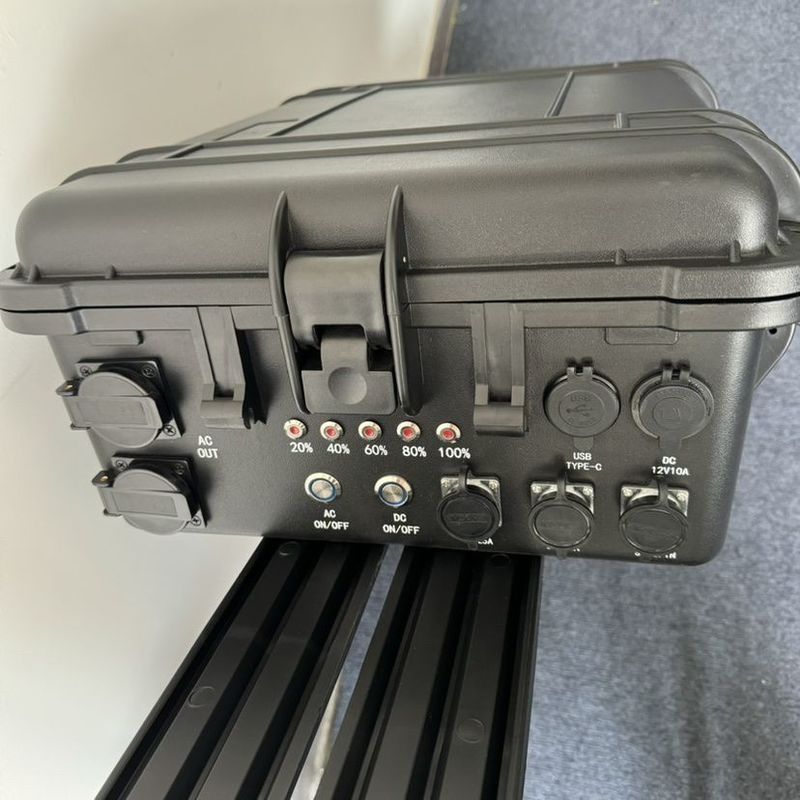 Draagbare trekstang met katrol Druvelong zonne-generator LiFePO4 batterij 3000W 5000W