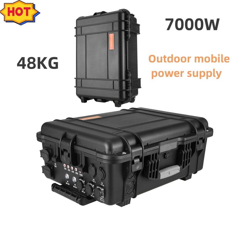 7000W camping zonne-energie-oplaadstation met maximale AC-stroom van 15A