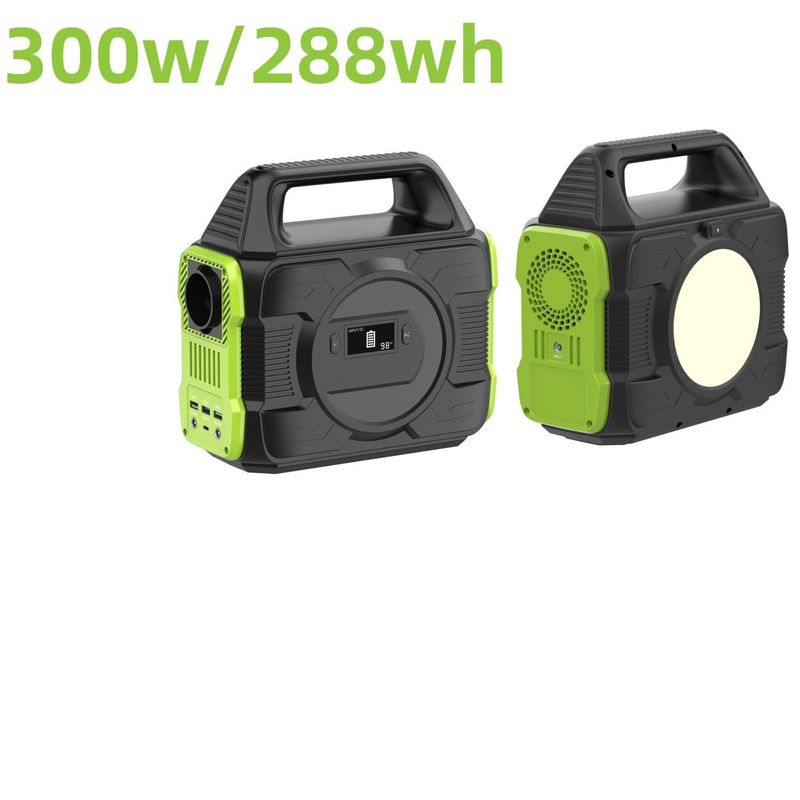 300W/288wh Zonnegenerator Huis Puur Sinusgolf Buitenkrachtcentrale met LCD-display