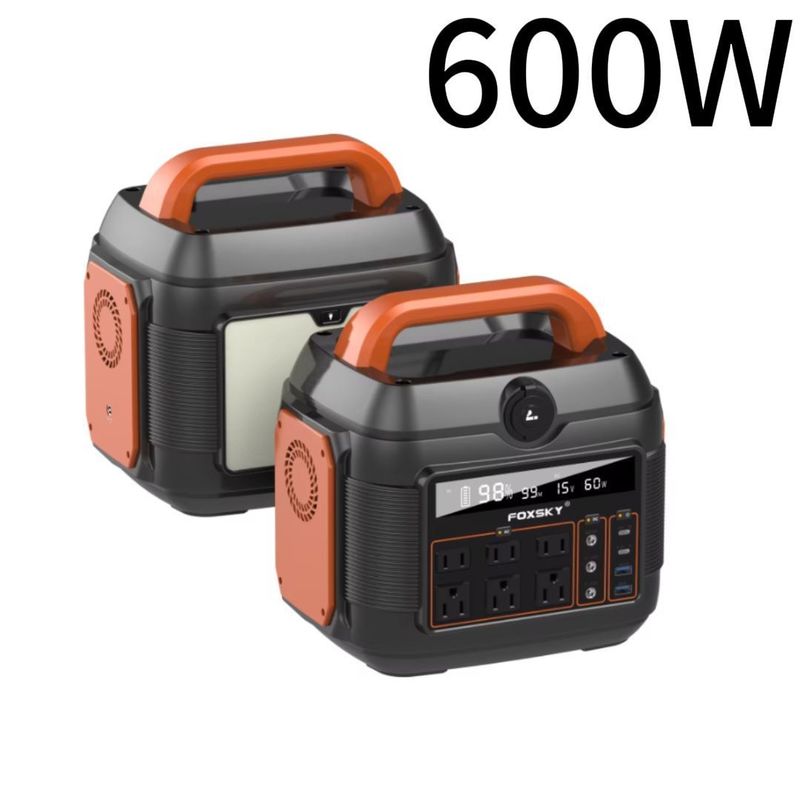 2024 Warm 600W/7000W draagbare elektriciteitscentrale voor buitenreizen en noodgevallen in het gezin