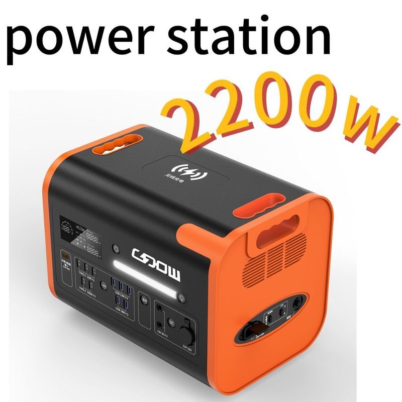 Cycluslevensduur Restcapaciteit 80% 5%-95%Dod Draagbare elektriciteitscentrale voor buitencamping