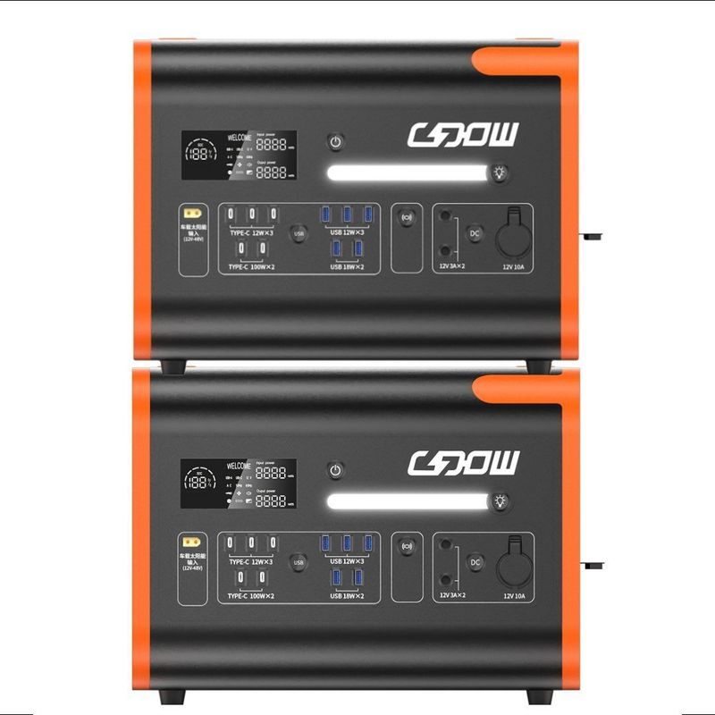 Grote capaciteit 22kw110V/220V warm mobiele stroomvoorziening voor buitenauto's in noodsituaties