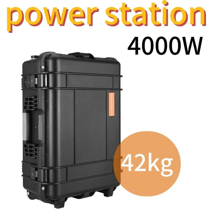 Buiten Nood 3000W Draagbare Zonnecentrale met 220V ± 5% wisselstroomuitgangsspanning