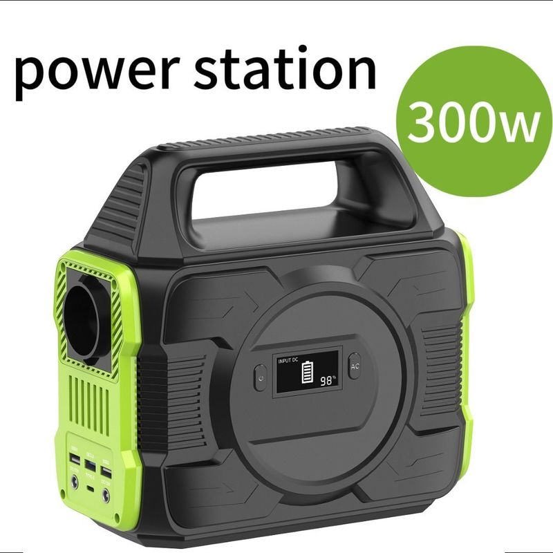 AC/DC-uitgang Type 300W Draagbare zonne-energiecentrale voor buiten- en huishoudelijke behoeften