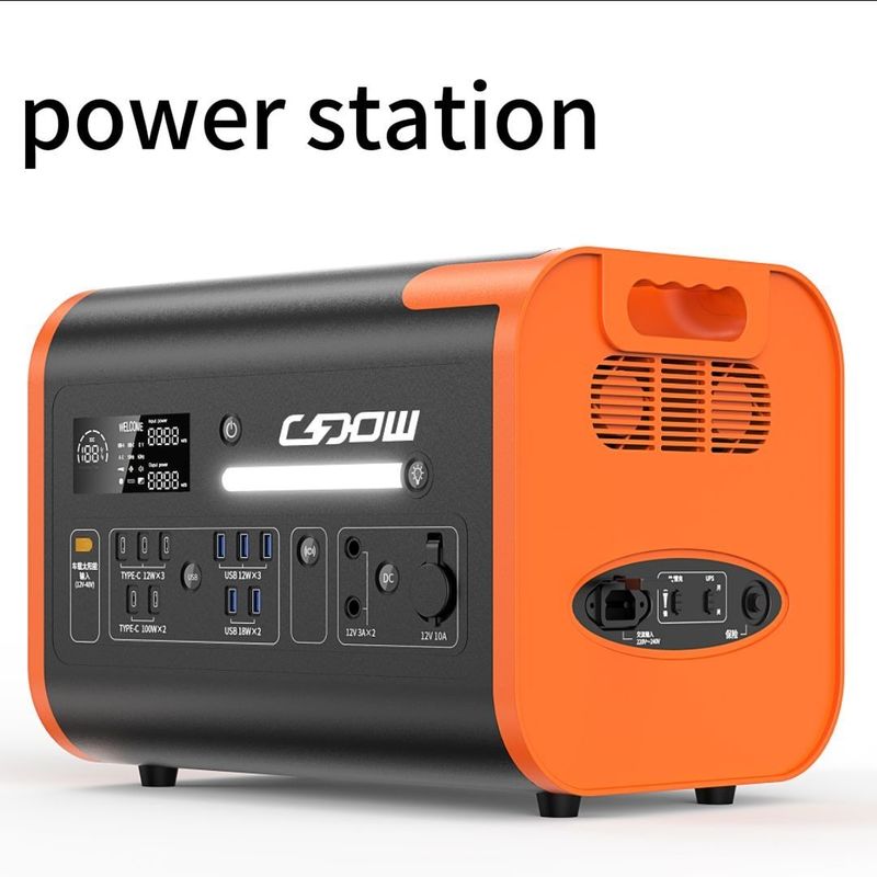 800W Max zonne-oplaadbare auto draagbare elektriciteitscentrale met zuivere sinusgolf uitgangsgolfvorm