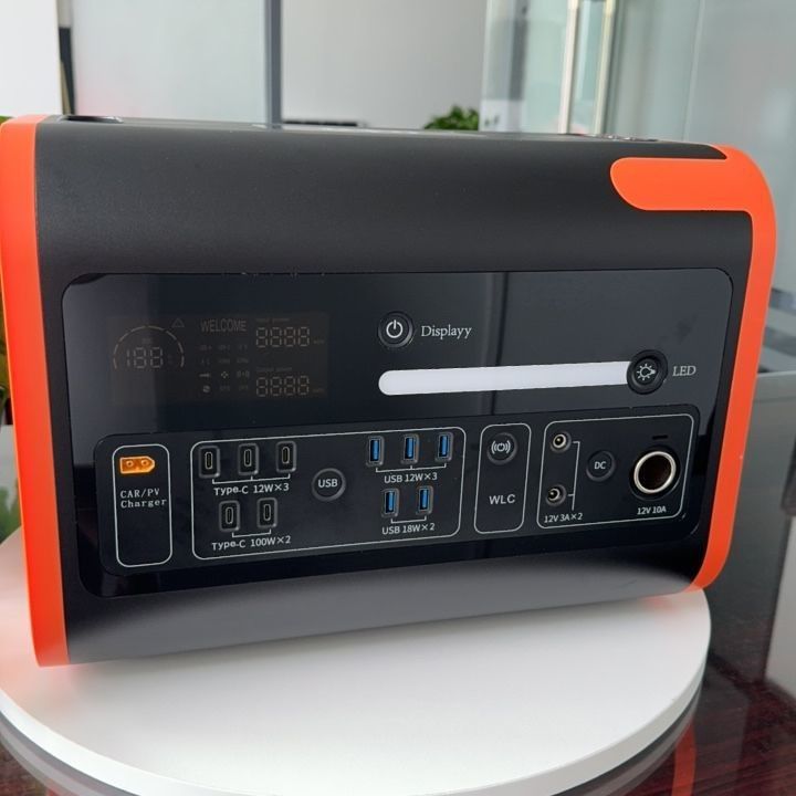 Type-C 3*18W/2*100W zonne-energieopslagstroom voor buitenoplossingen