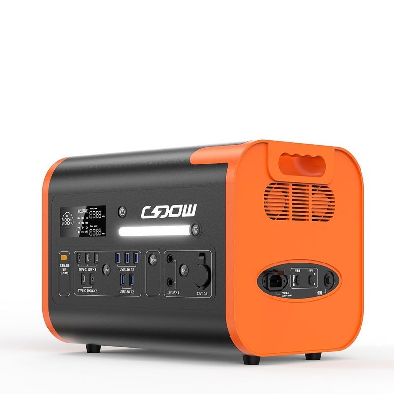 3500W constante stroomuitgang Custom Solar Portable Power Station voor het opladen van buitenstaanders