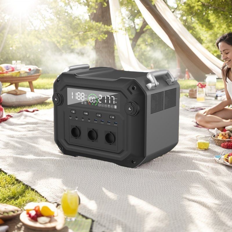 Inverter Bidirectionele Inverter 2500W voor camping Outdoor Home Draagbare Power Station
