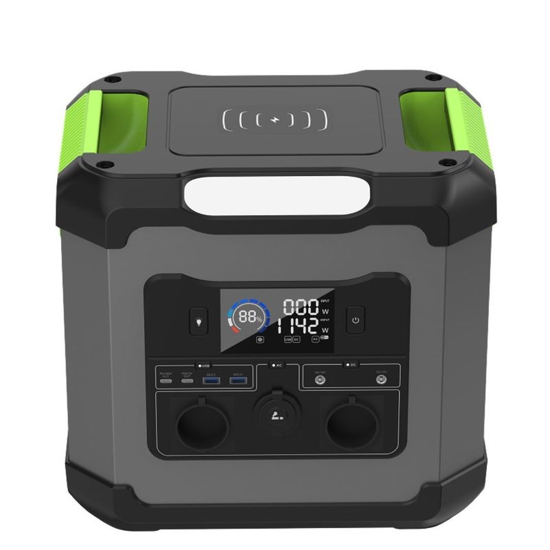 Nood LED-lampen en 5W draadloos opladen 1500W zonne-generator voor buitenkamperen