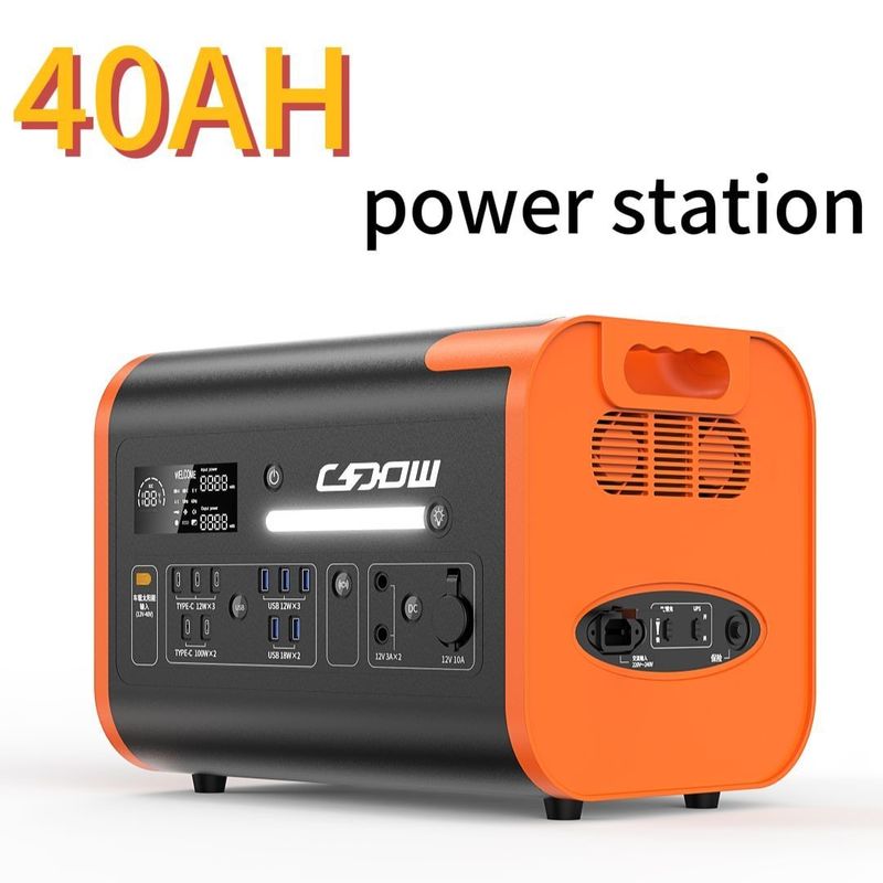 2200W/40ah Draagbare elektriciteitscentrale Ondersteuning Zonnepaneel opladen voor eenvoudige buitenkracht