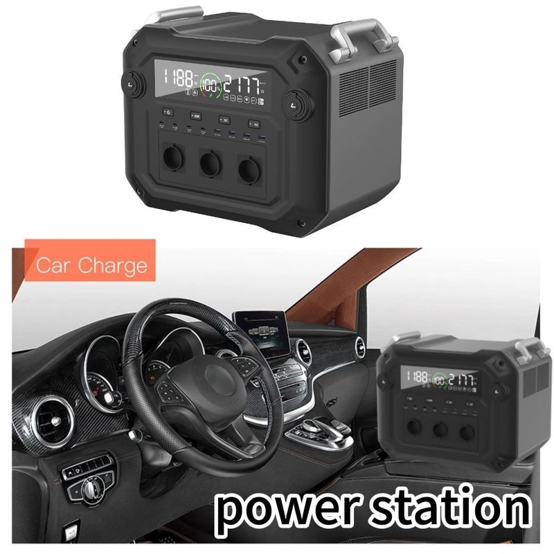 Ondersteun zonnepaneel opladen 3600W/3430.4wh Draagbare elektriciteitscentrale voor buitenkamperen