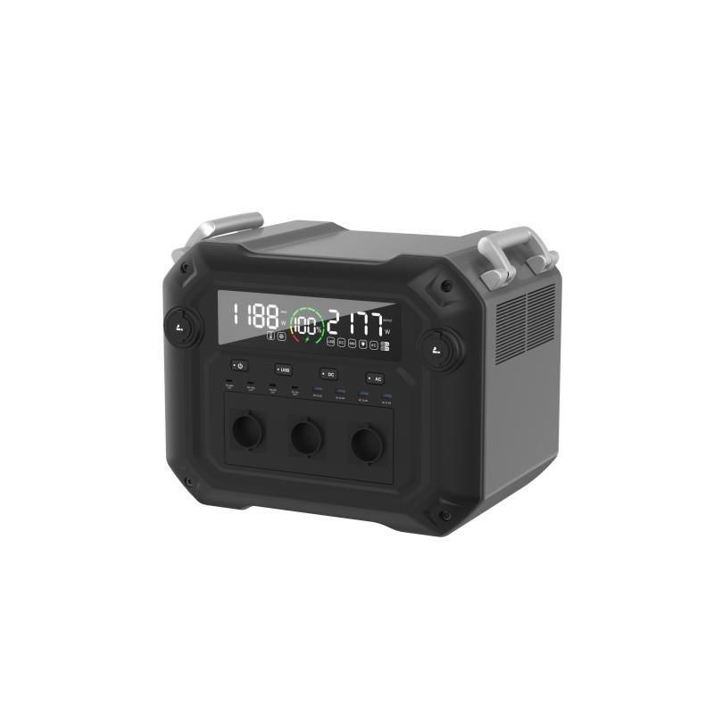 2500W All Output Socket USB Power Station Energieopslag Systeem met wisselstroom