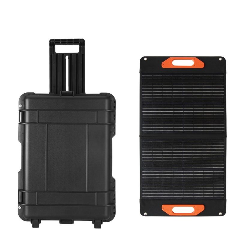 Buiten mobiele elektriciteitscentrale met 3000W zuivere sinusgolfinverter en LiFePO4-batterij