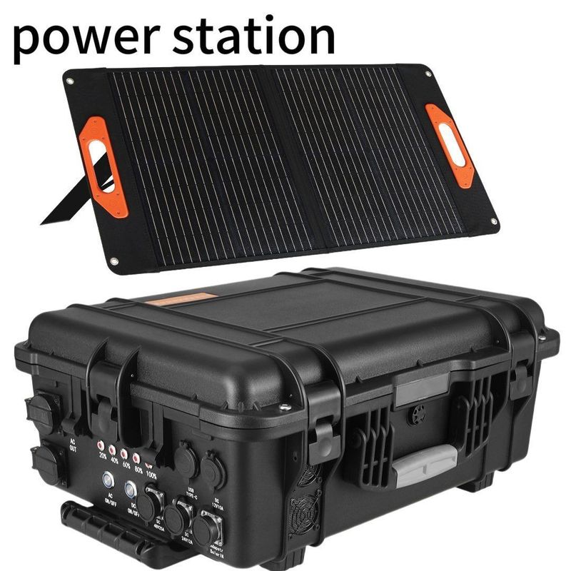4000W uitgangsvermogen zonnepaneelgenerator voor thuis- en buitencampingalternatieven
