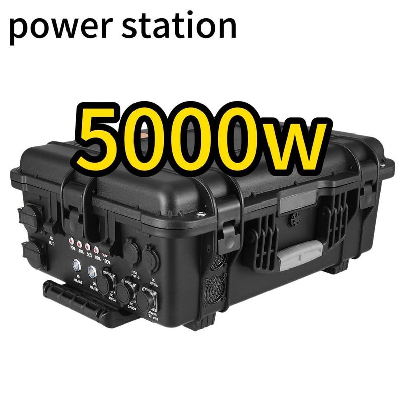 LT-50 5000W Outdoor Adventure Portable Power Station met ABS legering Shell materiaal