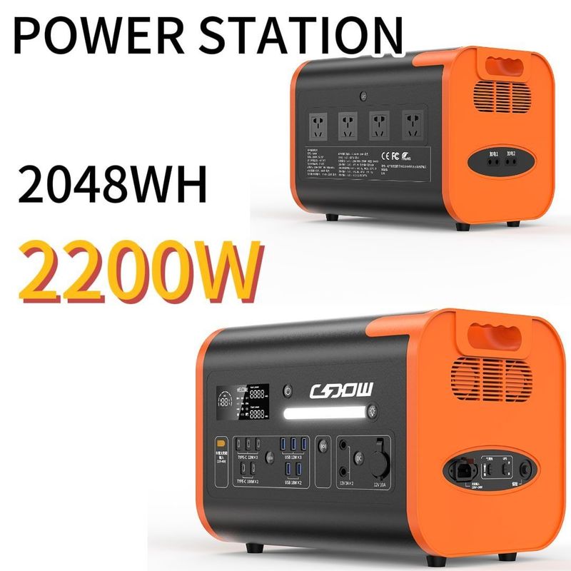Draagbare zonne-energiecentrale van de Europese Unie met AC-aansluiting met USB-oplaadfunctie