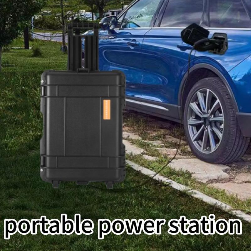 Compact Mobile 600W/3000W/4000W Lithiumbattery UPS Power Station voor buitenkamperen