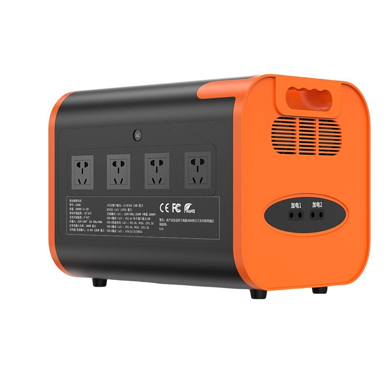 1000W 2200W Draagbare zonne-energiegenerator Batterij Energieopslag Systeem USB Power Station