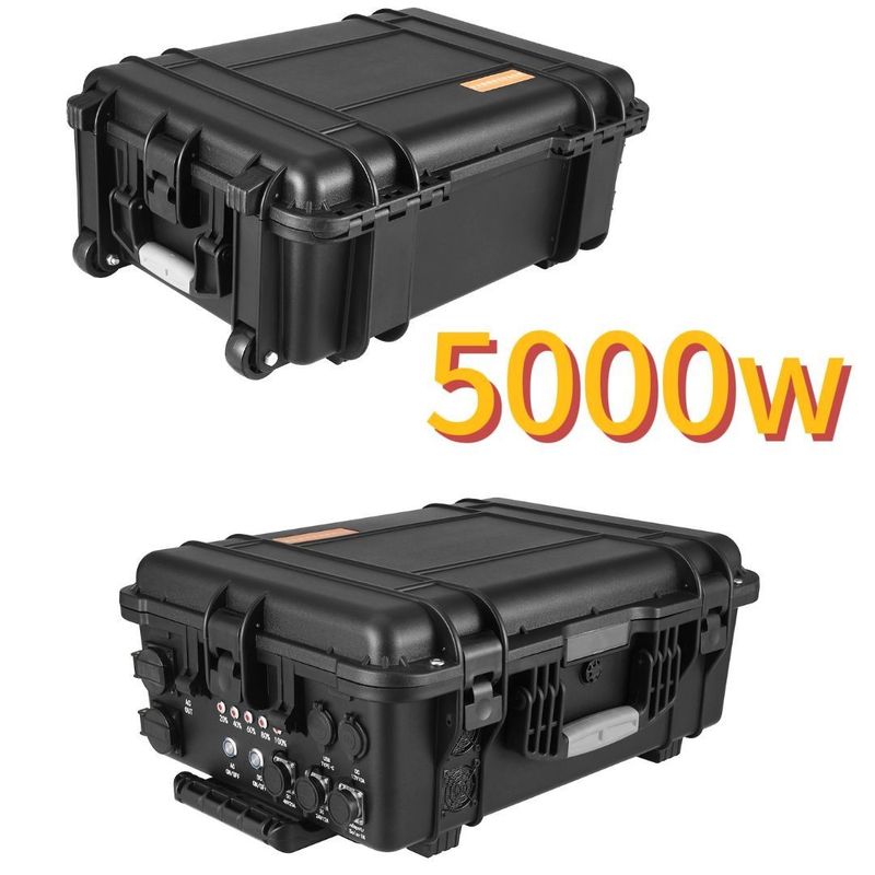 5000W draagbare elektriciteitscentrale met batterij met grote capaciteit en CE.Un38.3-certificering