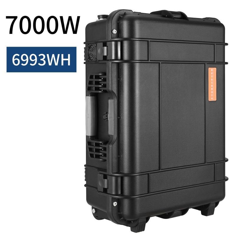 7000W/6993wh Zonne-generator Nood draagbare elektriciteitscentrale voor buiten en nood
