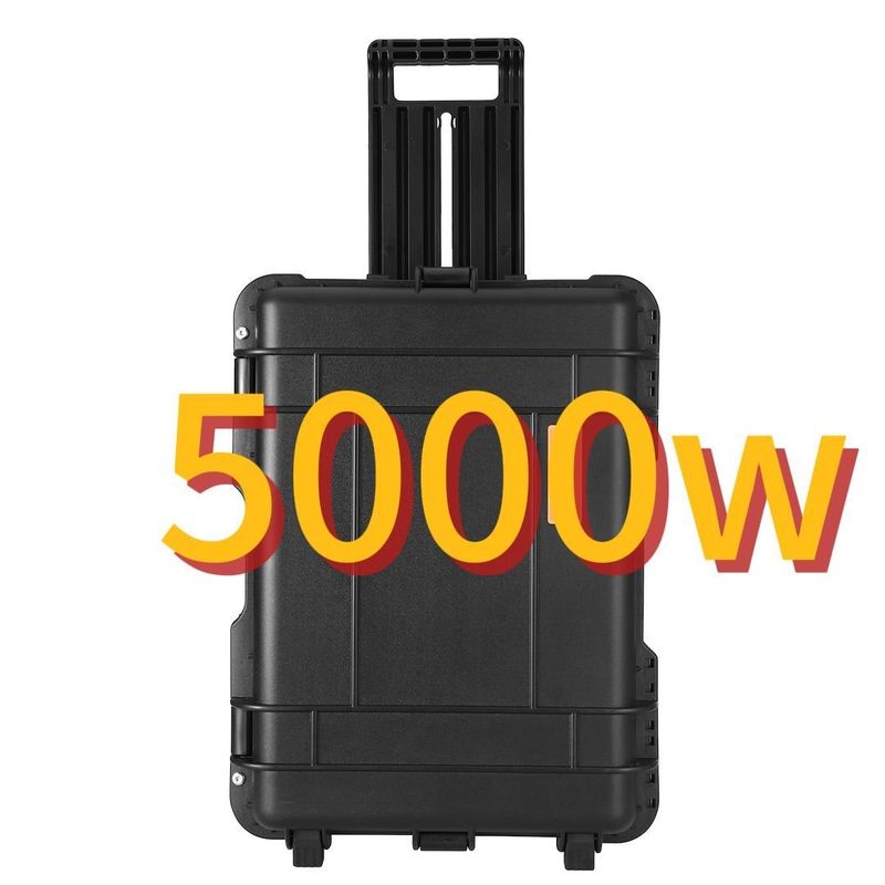 5000W/5000wh/2200W/3000W wisselstroom LiFePO4 zonne-energiecentrale Buiten 110V/220V
