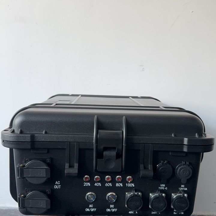 Solar Drone Powerhouse 3000W Emergency Generator Station Draagbare trekstang met katrol