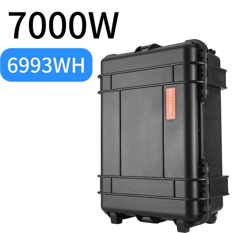 Draagbare zonne-energiecentrale 7000W/5000W/3000W voor noodopladen bij reizen in het buitenleven