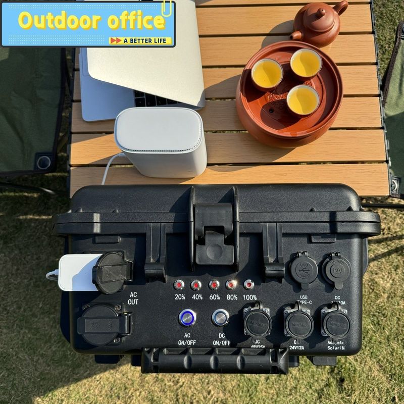 AC-uitgang 110V/220V Grote capaciteit 6216wh Camping Solar Pack met 6-7 uur oplaadtijd
