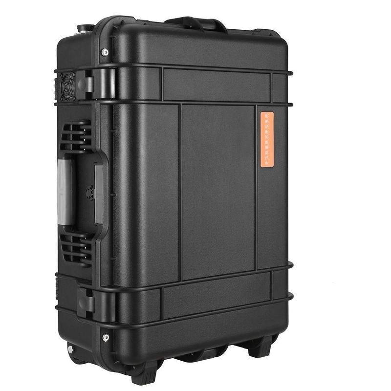 ST-60 zonne-energie-installatie met draagbare lithiumbatterijen met 6-7 uur oplaadtijd