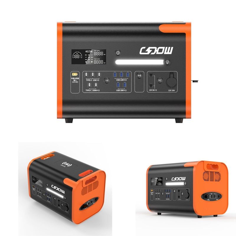 51.52V40ah 3.22V*16s Draagbare elektriciteitscentrale voor warm kamperen en noodstroom