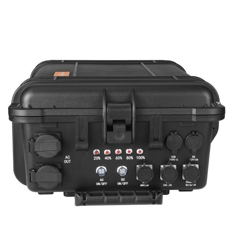 3000W LiFePO4 Draagbare zonne-energiegenerator 110V Energiecentrale 2400W energieopslagbatterij