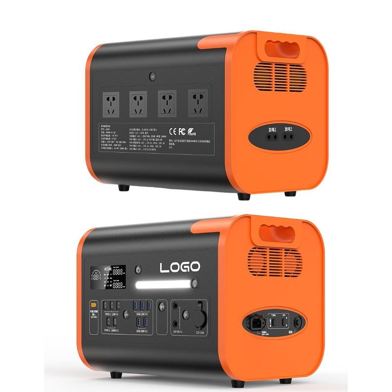 LiFePO4 draagbare elektriciteitscentrale 40ah/2200W/2400W voor opladen in meerdere scènes en in noodgevallen