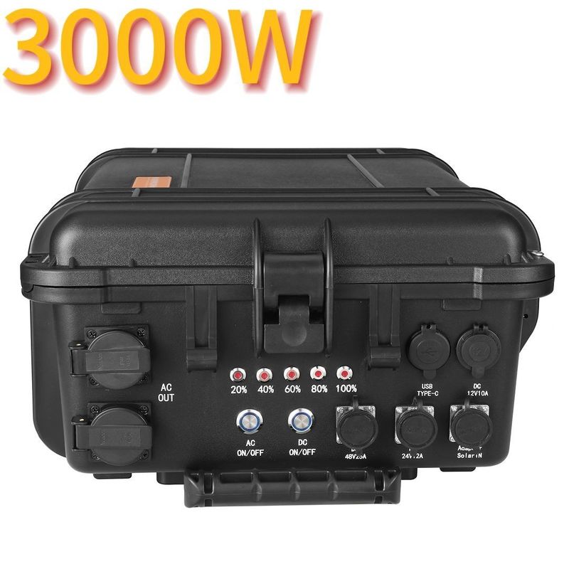 Zwart 3kw 5kw 6kw Draagbare elektriciteitscentrale voor huishoudens in stand-by met CE.Un38.3-certificering