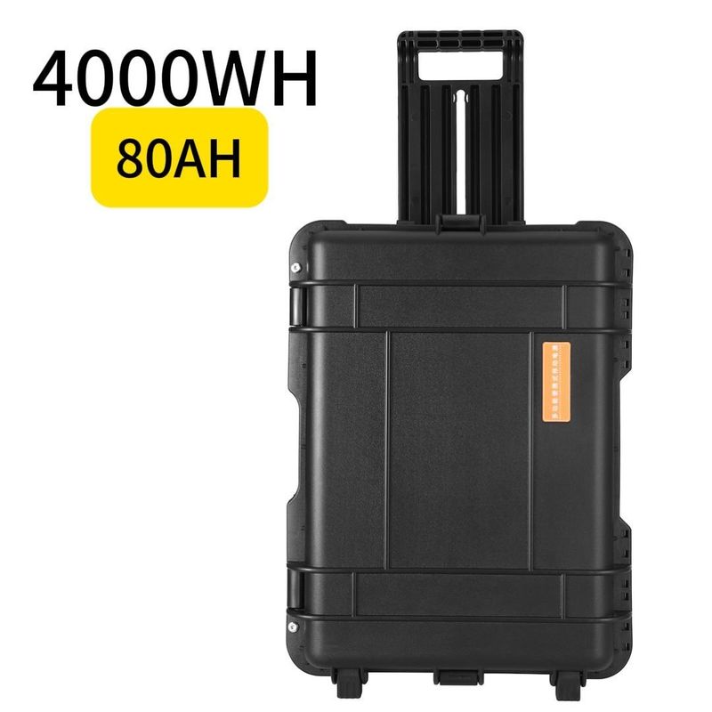 Outdoor Camping Energieopslag 80ah/4000W Draagbare elektriciteitscentrale voor mobiele apparatuur