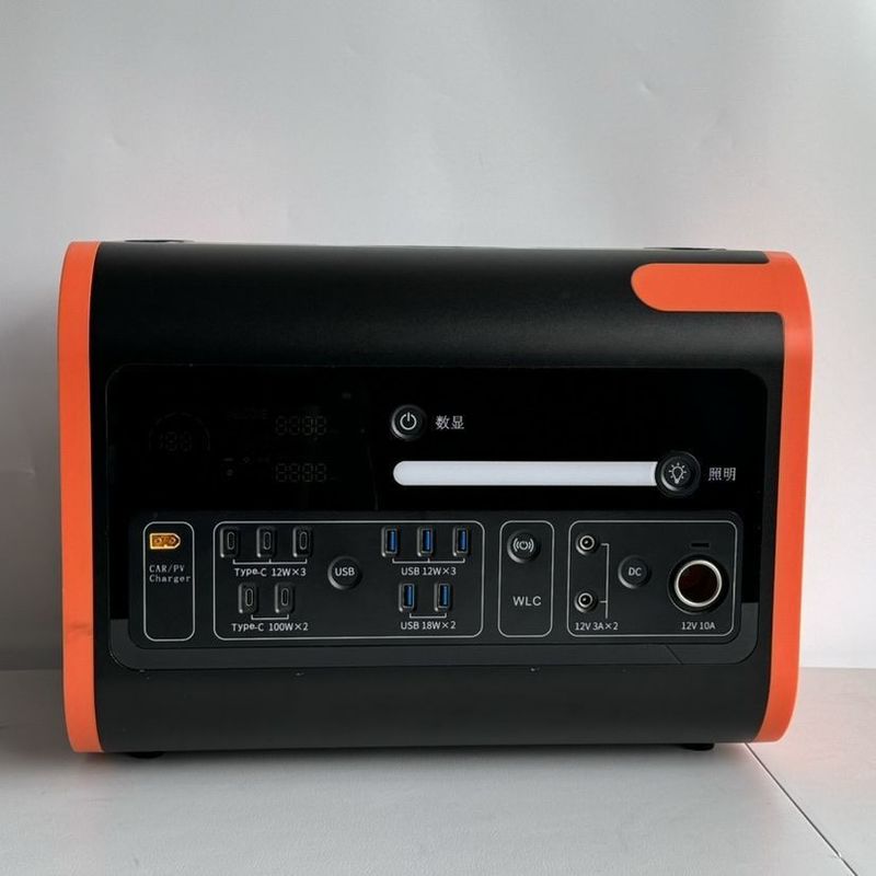 Overgebleven capaciteit 80% 5%-95%Dod AC Output Power Station voor mobiele generator ter plaatse