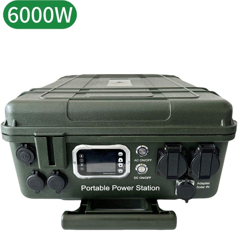 Zuivere sinusgolfuitgang 6000W/5000W7000W Hoog vermogen noodstroomvoorziening voor buiten