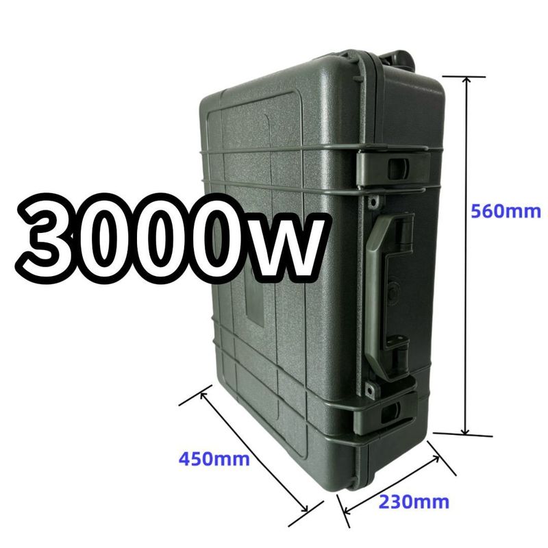 Outdoor Work Camping 3000W Automatisch brandblusapparaat met AC/DC/USB-poort