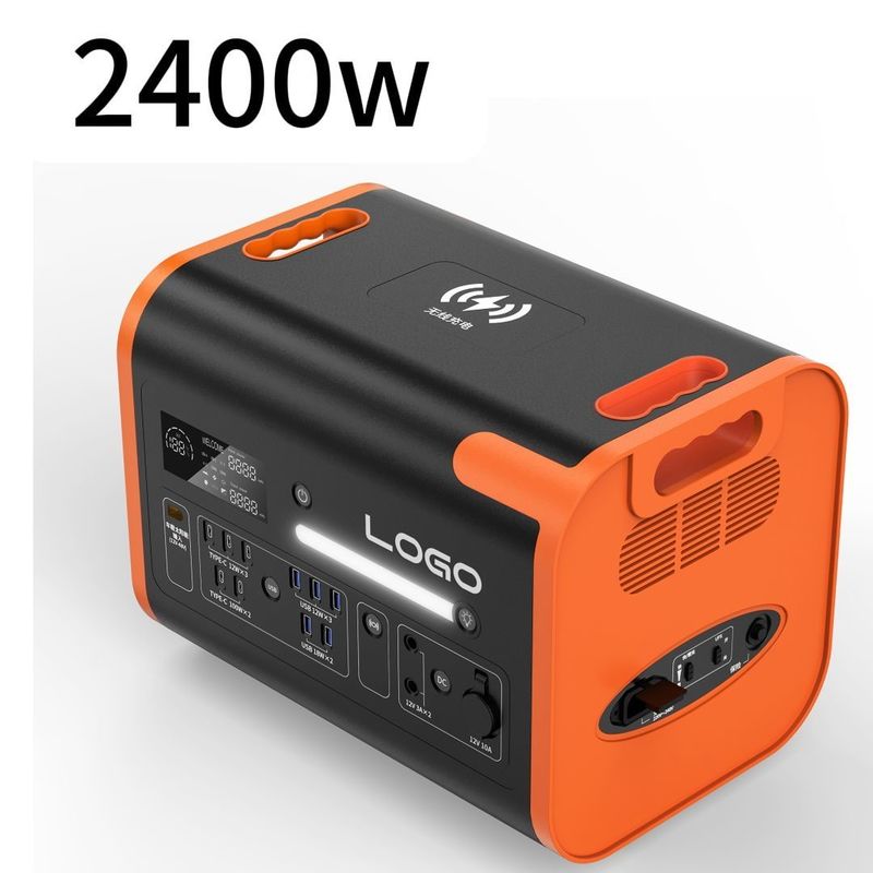 Snel opgeladen 2200W constante stroomopbrengst Zonne-energiecentrale voor camping en thuis
