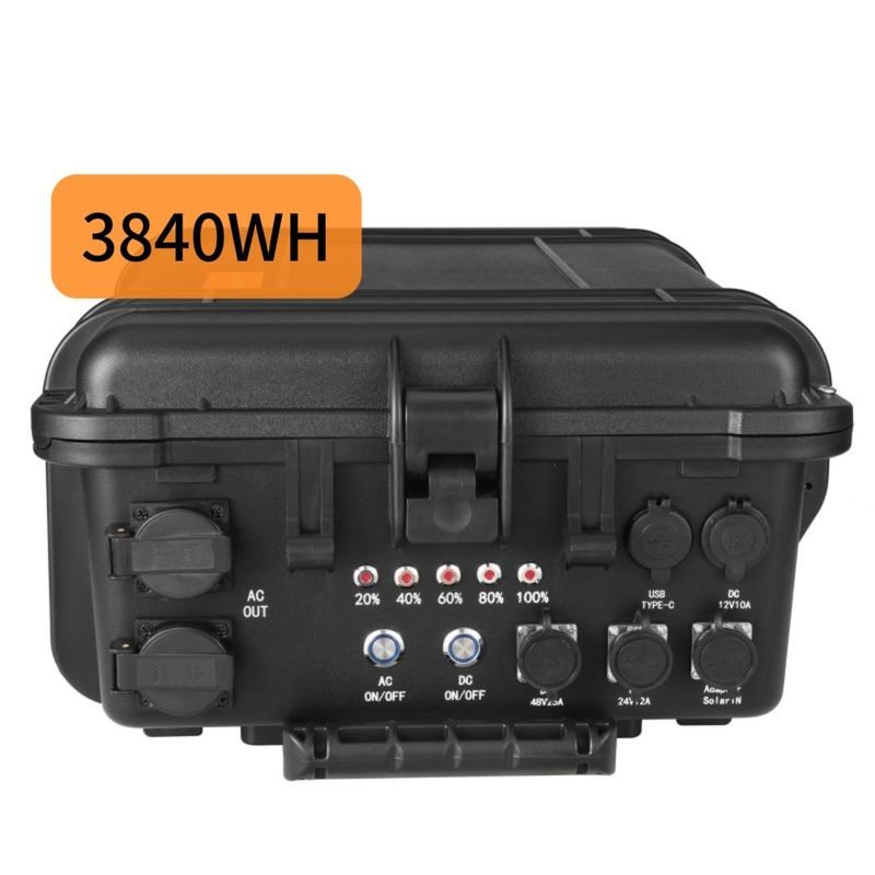 4000W groot vermogen outdoor mobiele energie zonne-generator energiecentrale voor veelzijdig