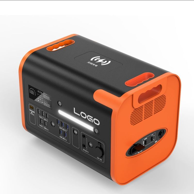 1500W wisselstroom opladen 2400W/40ah Reizen Draagbare lithium energieopslag Zonnecentrale