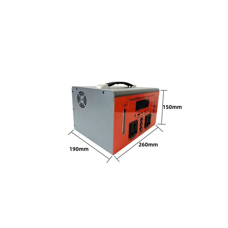 Draagbare elektriciteitscentrale 3000kw met correctiegolf-uitgang en nominale uitgangsvermogen van 500W