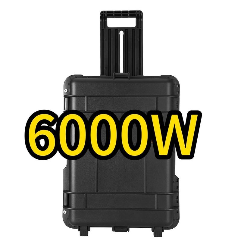 6000W Draagbare 6216wh Camping 230V Lithium Iron Phosphate Battery Power Station voor stroom