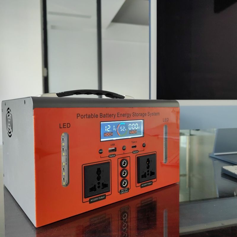 Draagbare 300W/500W zonnepaneel oplaadbare mobiele oplaadstation voor buitenactiviteiten
