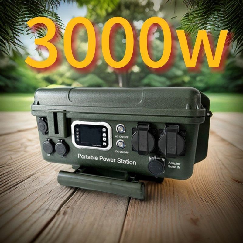 3000W draagbare elektriciteitscentrale voor huis en camping USB-C 45W Verminderd spanning 35V±0.05V